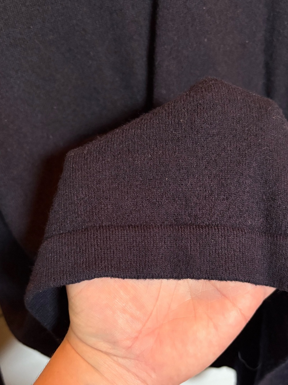 J. Crew Navy Blue Wool Polo Sweater — Men’s Large - Picture 9 of 9